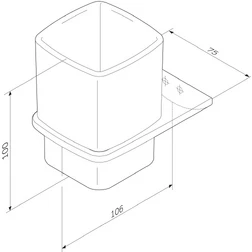 Стакан Am.Pm Inspire V2.0 A50А34300 - изображение 4