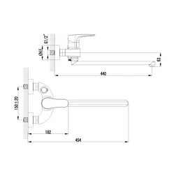 Смеситель Lemark Shift LM4317C универсальный - изображение 2