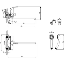 Смеситель Lemark plus Strike LM1157C универсальный - изображение 2