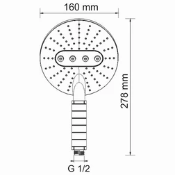 Душевая лейка Wasserkraft A059 - изображение 3
