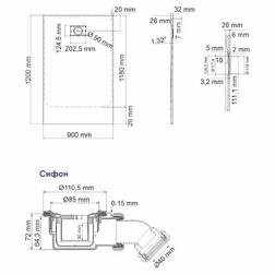 Поддон для душа Wasserkraft Elbe 74T07 120x90 - изображение 2
