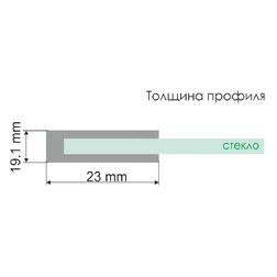 Душевой уголок Wasserkraft Elbe 74P07 - изображение 8