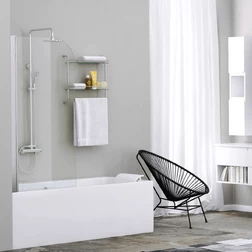 Шторка на ванну Wasserkraft Leine 35P01-80W - изображение 1