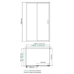 Душевой уголок Wasserkraft Main 41S06 - изображение 4