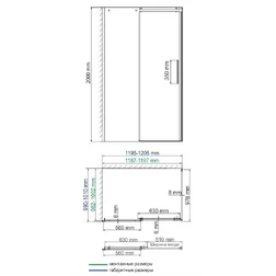 Душевой уголок Wasserkraft Dinkel 58R10 120x100 см - изображение 7