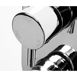 Смеситель Wasserkraft Dinkel 5871 С ВНУТРЕННЕЙ ЧАСТЬЮ, для ванны и душа - изображение 2