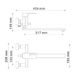 Смеситель Wasserkraft Alme 1502L - изображение 11