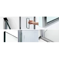 Душевая дверь в нишу Wasserkraft Salm 27I27 - изображение 3