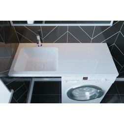 Раковина Kamilla 110*48 над стиральной машиной - изображение 2
