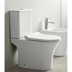 Унитаз компакт CeramaLux 1217-P с бачком и сиденьем Микролифт - изображение 4