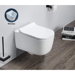 Унитаз CeramaLux B2341 подвесной с сиденьем Микролифт - изображение 1