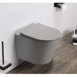 Подвесной унитаз серый матовый Gid Tr2130gm - изображение 1