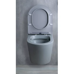 Подвесной унитаз серый матовый Gid Tr2130gm - изображение 4