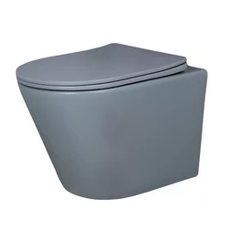 Подвесной унитаз серый матовый Gid Tr2130gm - изображение 7