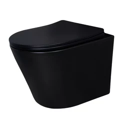 Черный подвесной унитаз Gid Tr2130bm black - изображение 2