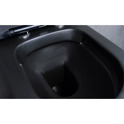 Черный подвесной унитаз Gid Tr2130bm black - изображение 4