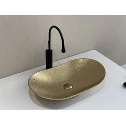 Золотая керамическая раковина Gid Gd9811 - изображение 1