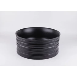 Черная матовая керамическая раковина Gid Bm969 - изображение 1